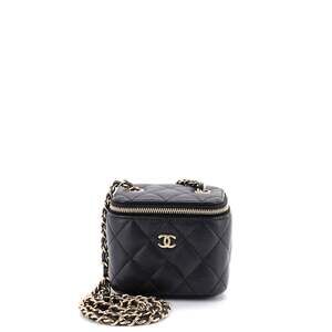 Chanel Classic Vanity Case With Chain #258303C40B